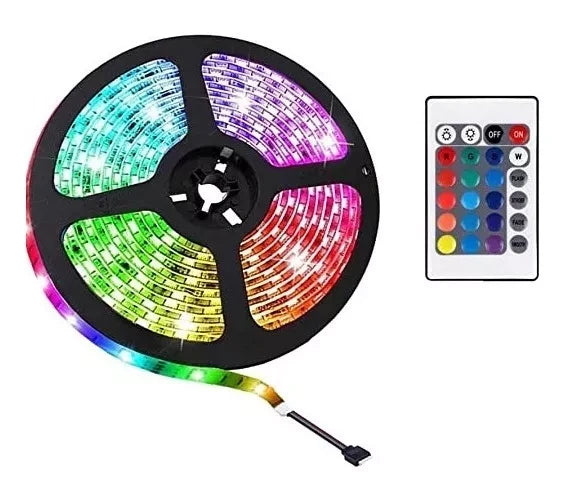 Cinta Multicolor Led Luces Rgb Luz 10Mts